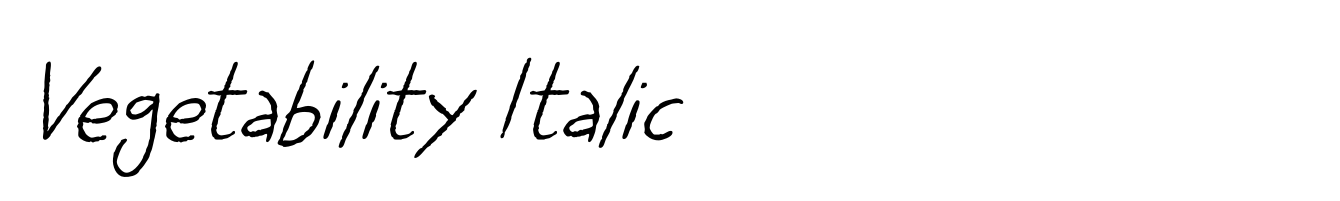 Vegetability Italic